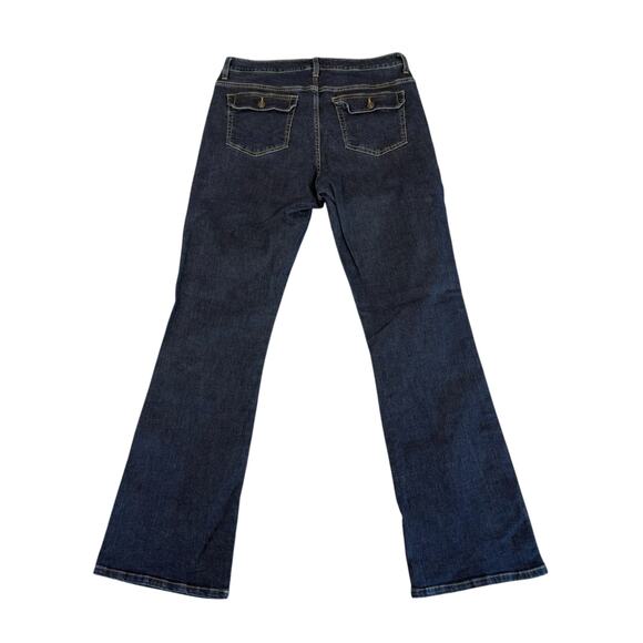 Lee Women's Size 16 Long Slender Secret Lower on the Waist Denim Jeans #3442 - Picture 2 of 8